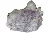 Amethyst Crystal Cluster with Epidote - China #221171-1